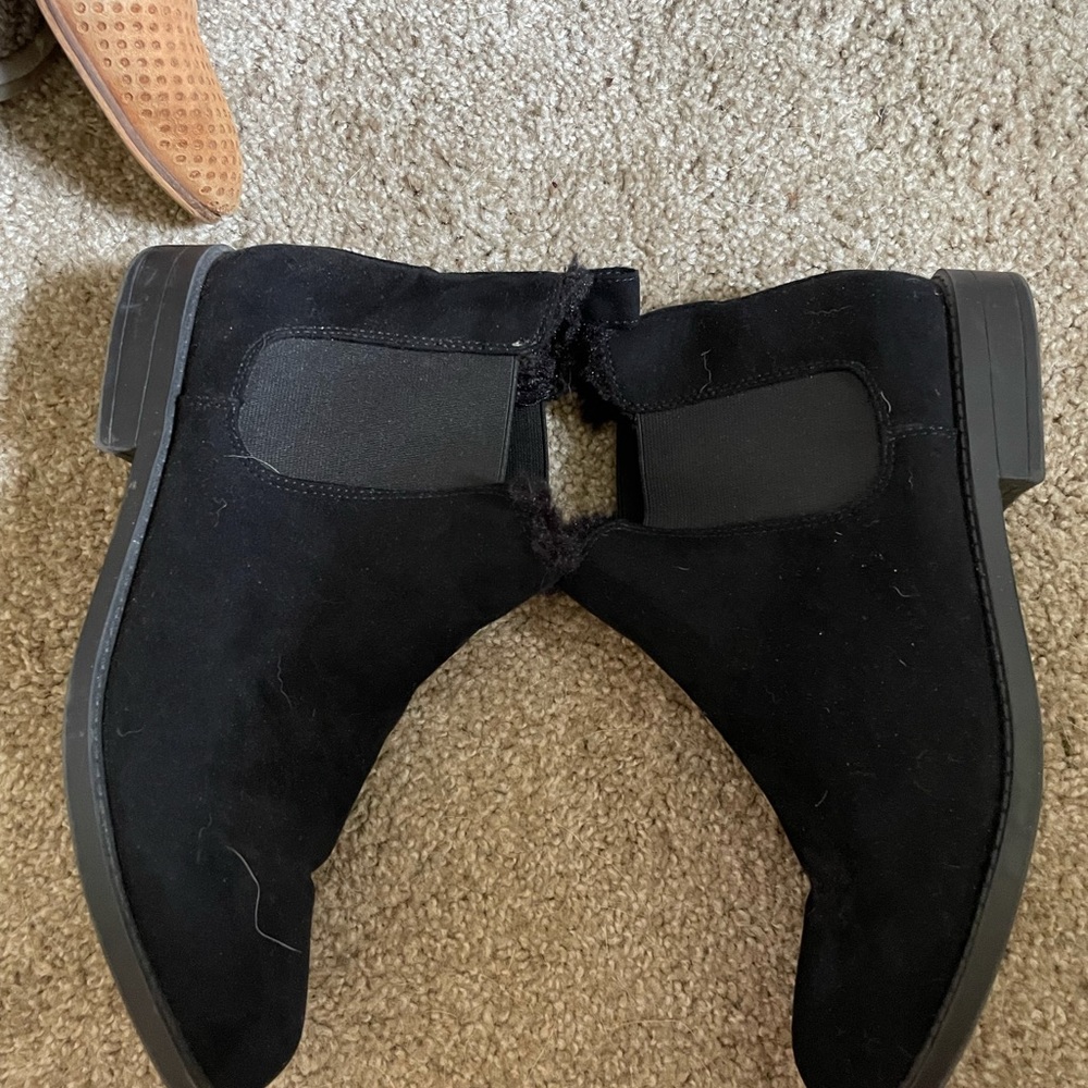 H&M faux fur Chelsea boot